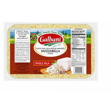 Galbani Whole Milk Shredded Mozzarella 5 lbs