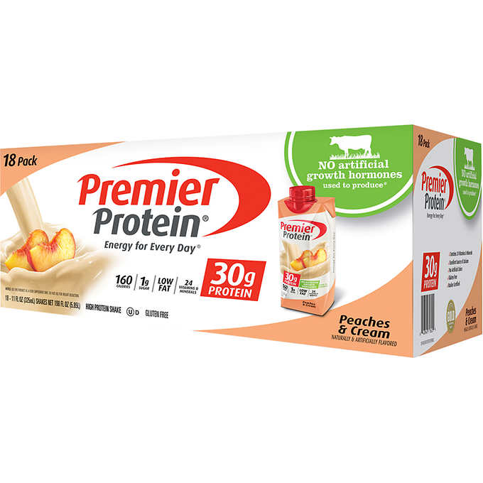 Premier Nutrition Protein Shake Peaches and Cream 18-11 oz