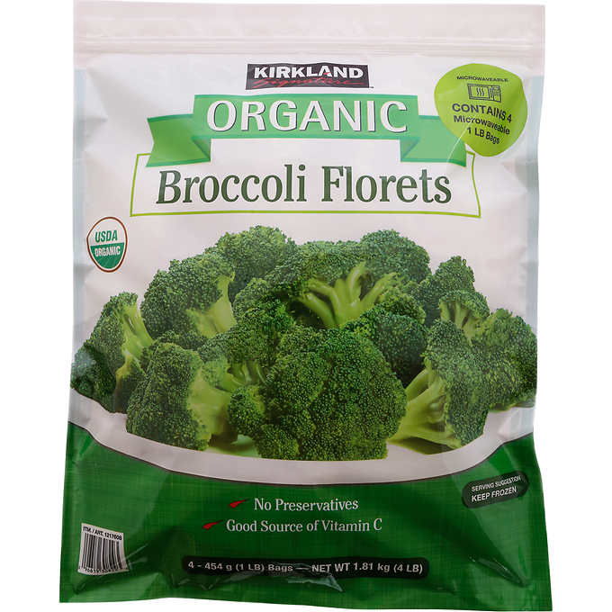Kirkland Signature Organic Broccoli 4 lbs