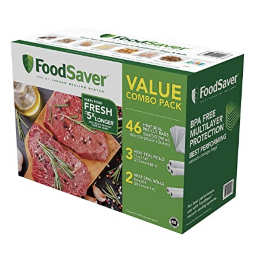 Foodsaver Bag Combo Rolls & Pre-Cut Bags
