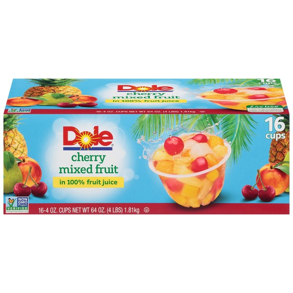 Dole Cherry Mixed Fruit Bowl 16-4 oz