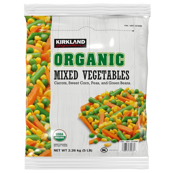Kirkland Signature Organic Mixed Vegetables 5 lbs