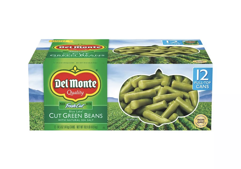 Del Monte Cut Green Beans 12-14.5 oz