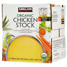 Kirkland Signature Organic Chicken Stock 6-32 oz