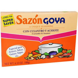 Goya Sazón con Culantro y Achiote, 6.3 oz