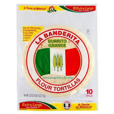 La Banderita 10" Burrito Grande 2-10 ct