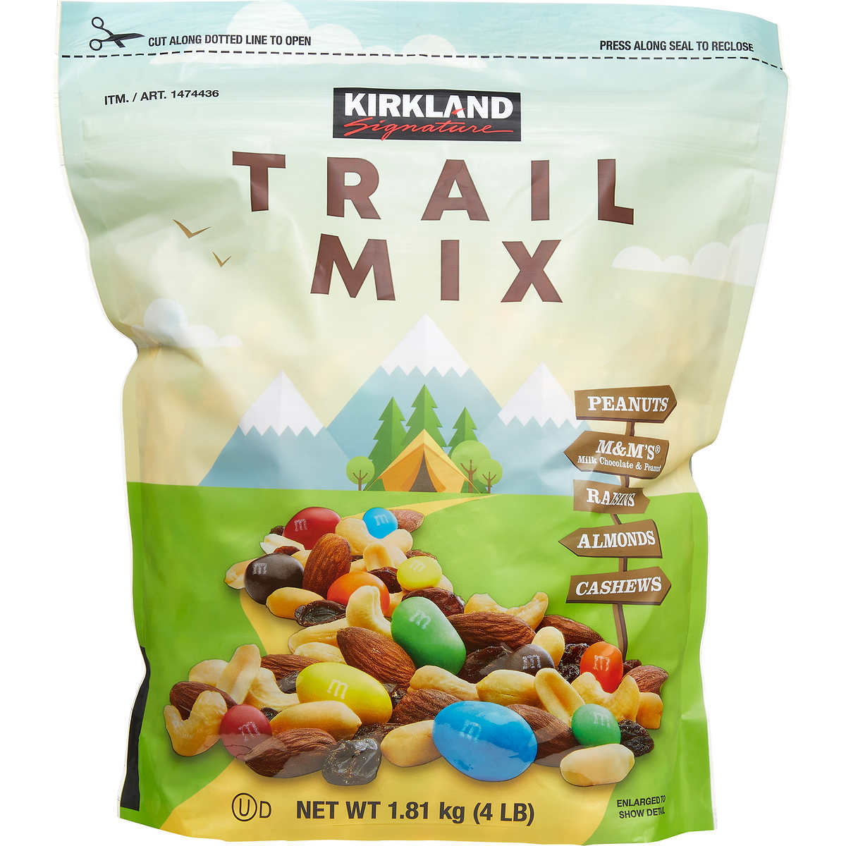 Kirkland Signature Trail Mix with M&Ms 64 oz