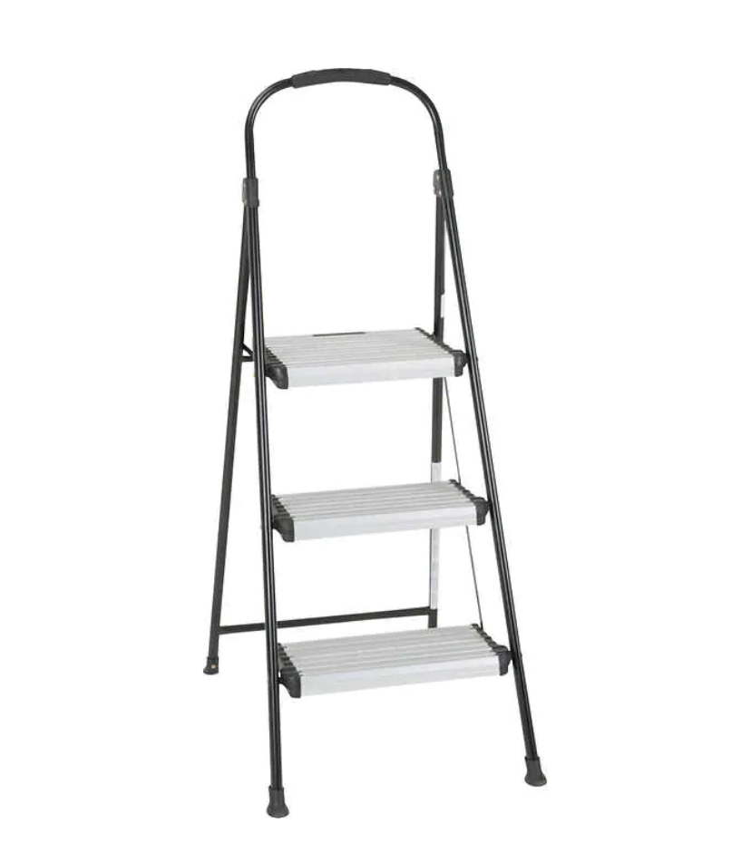 Cosco 3 Wide-Step Stool, 250 lb Load 1 ct