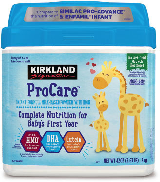 Kirkland Signature Procare Infant Formula Non-GMO 42 oz