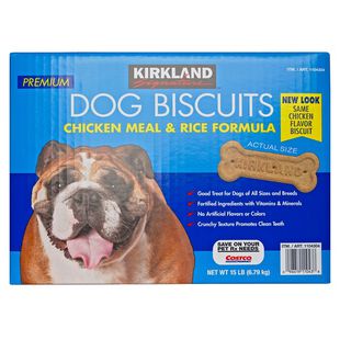 Kirkland Signature Dog Biscuits 15 lbs