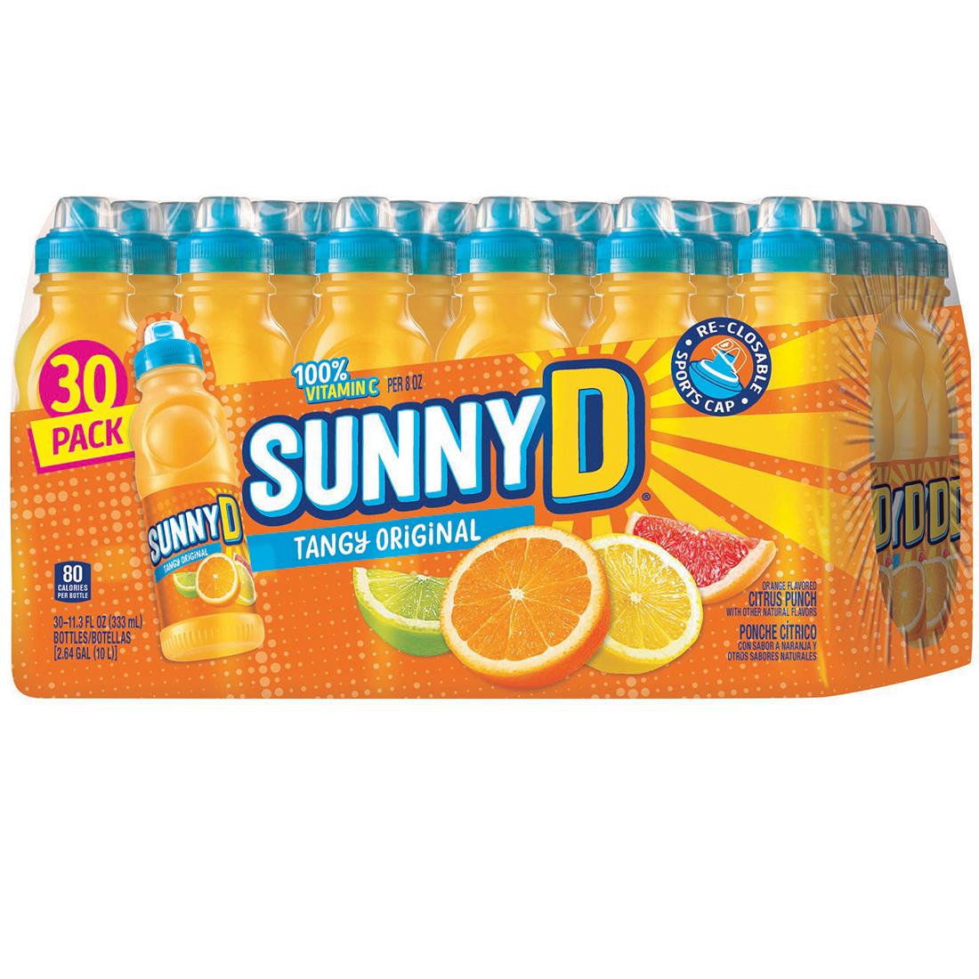 SunnyD Tangy Original Sports Bottles 30-11.3 oz