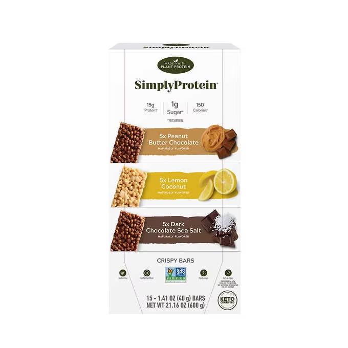 Simply Protein Variety Crispy Bars 15-1.41 oz