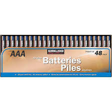 Kirkland Signature Alkaline Batteries AAA 48 ct