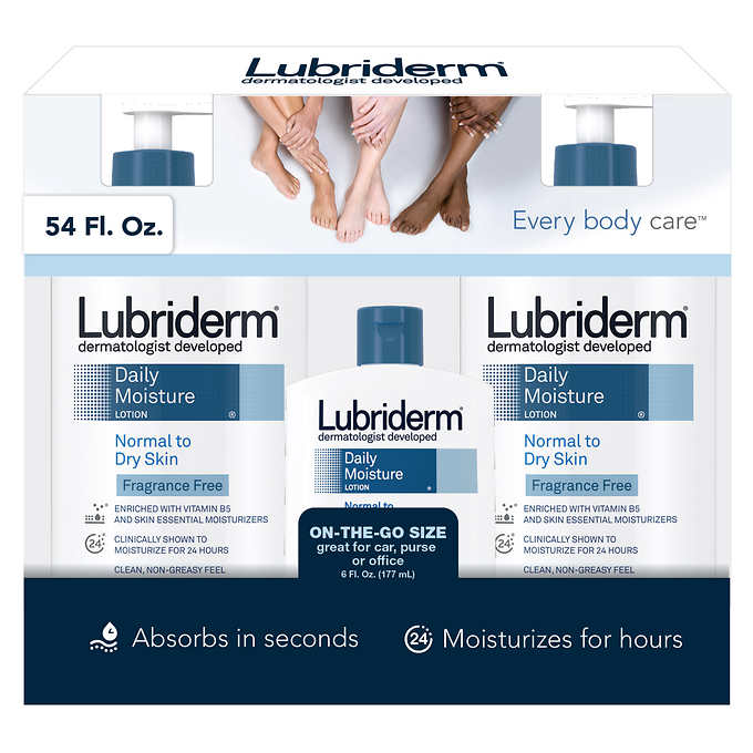 Lubriderm Daily Moisture Lotion Fragrance Free 