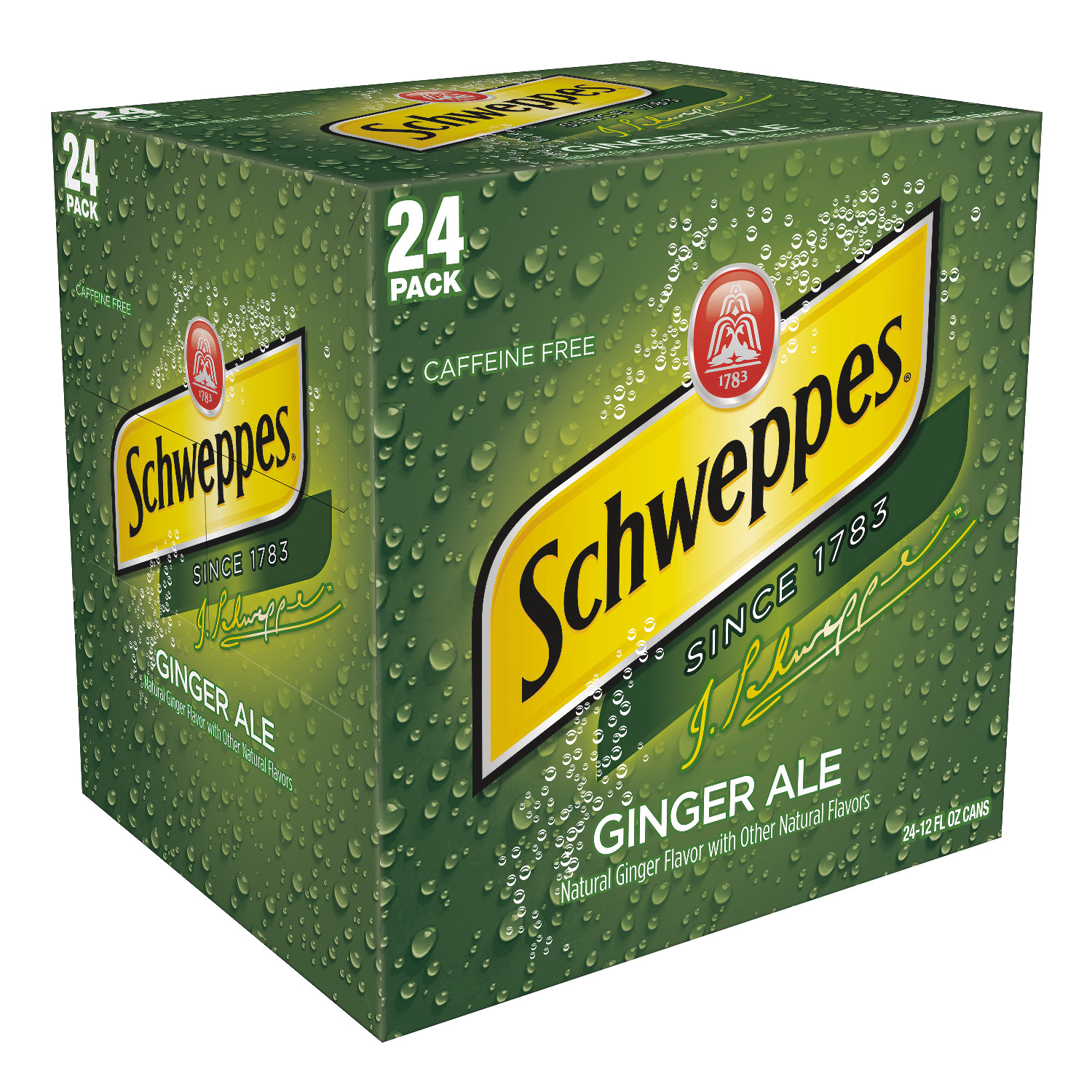 Schweppes Ginger Ale 24-12 oz