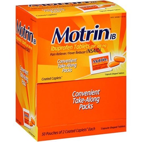 Motrin IB Dispenser Pack 50 x 2s