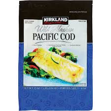 Kirkland Signature Wild Pacific Cod Individually Wrapped 2 lbs