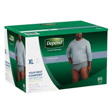 Depend Fit-Flex Underwear Mens X-Large 80 ct