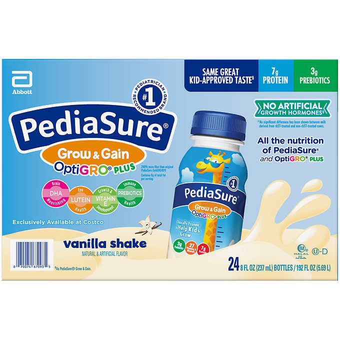 Pediasure Optigro Vanilla Kids Shake 24-8 oz