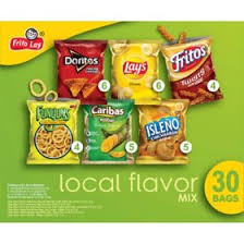 Frito Lay Local Flavor Mix 30 ct