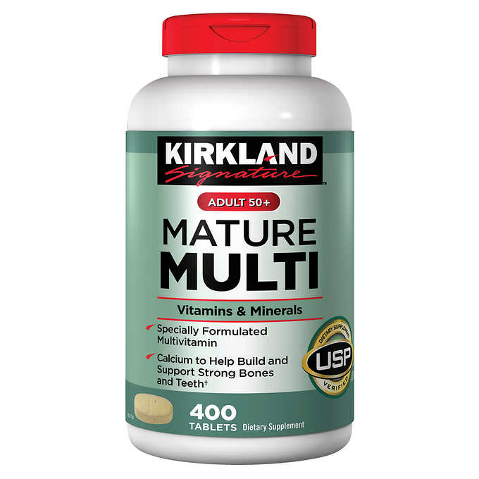 Kirkland Signature Mature Adult Multi 400 tablets