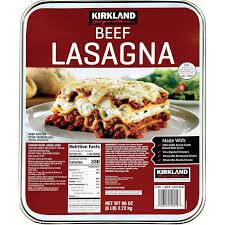 Kirkland Signature Beef Lasagna 6 lbs