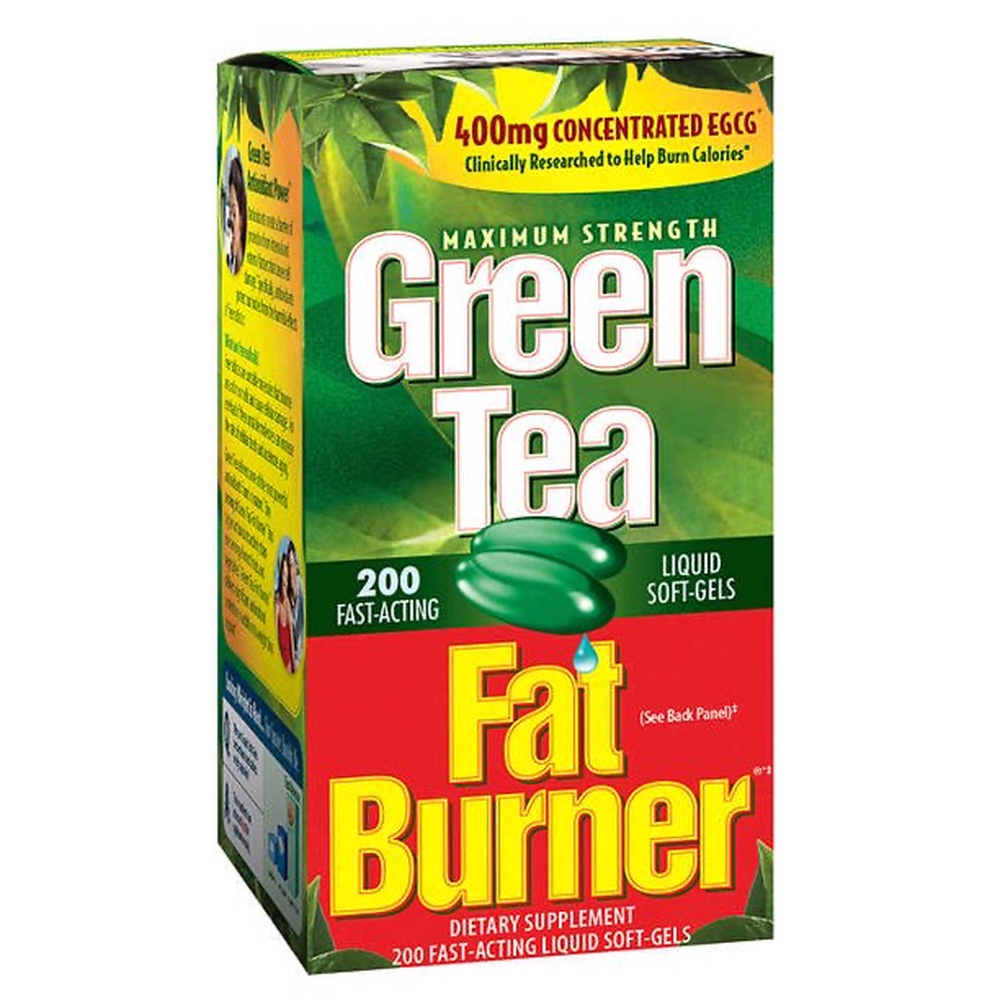 Green Tea Fat Burner Maximum Strength Liquid Soft Gels 200 ct