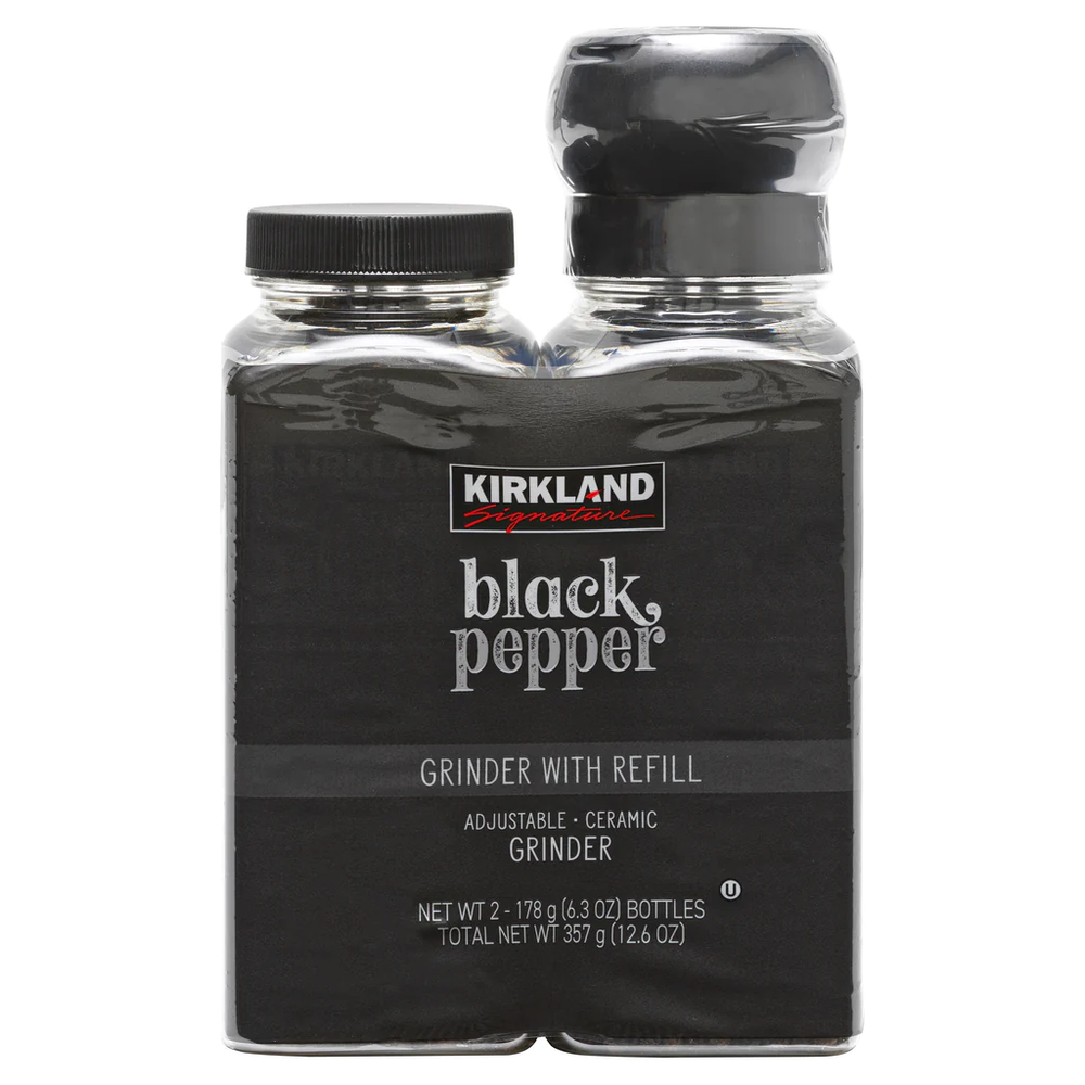 Kirklan Signature Black Pepper Grinder 2-6.3 oz