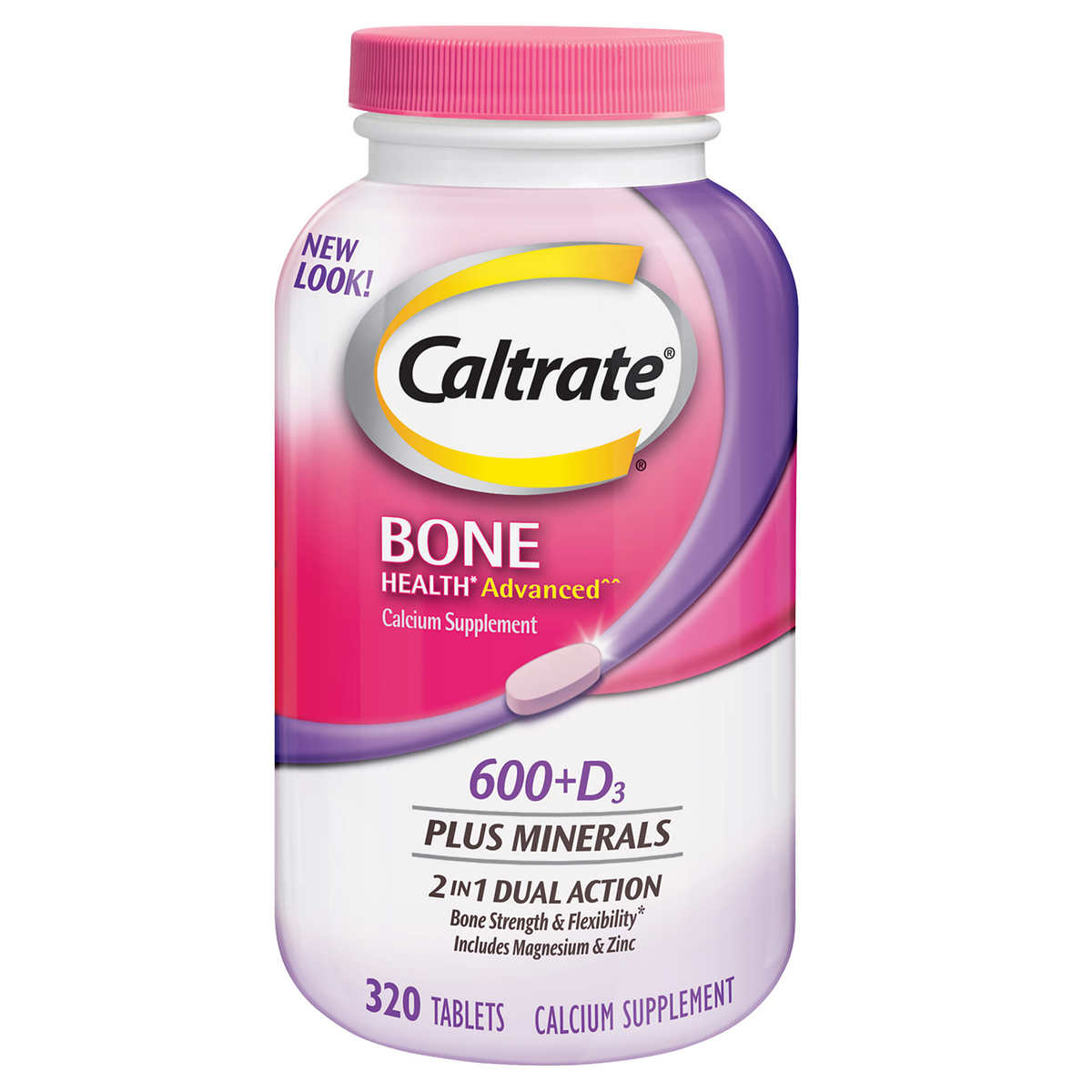 Caltrate 600MG + D with Minerals, 320 ct