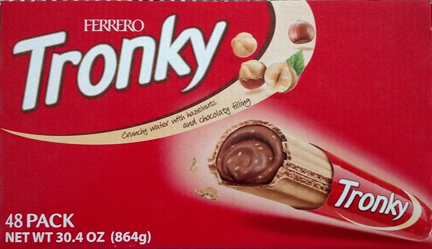 Ferrero Tronky Chocolate Hazelnut, 48 ct