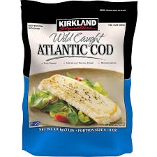 Kirkland Signature Wild Atlantic Cod Loins Individually- Wrapped