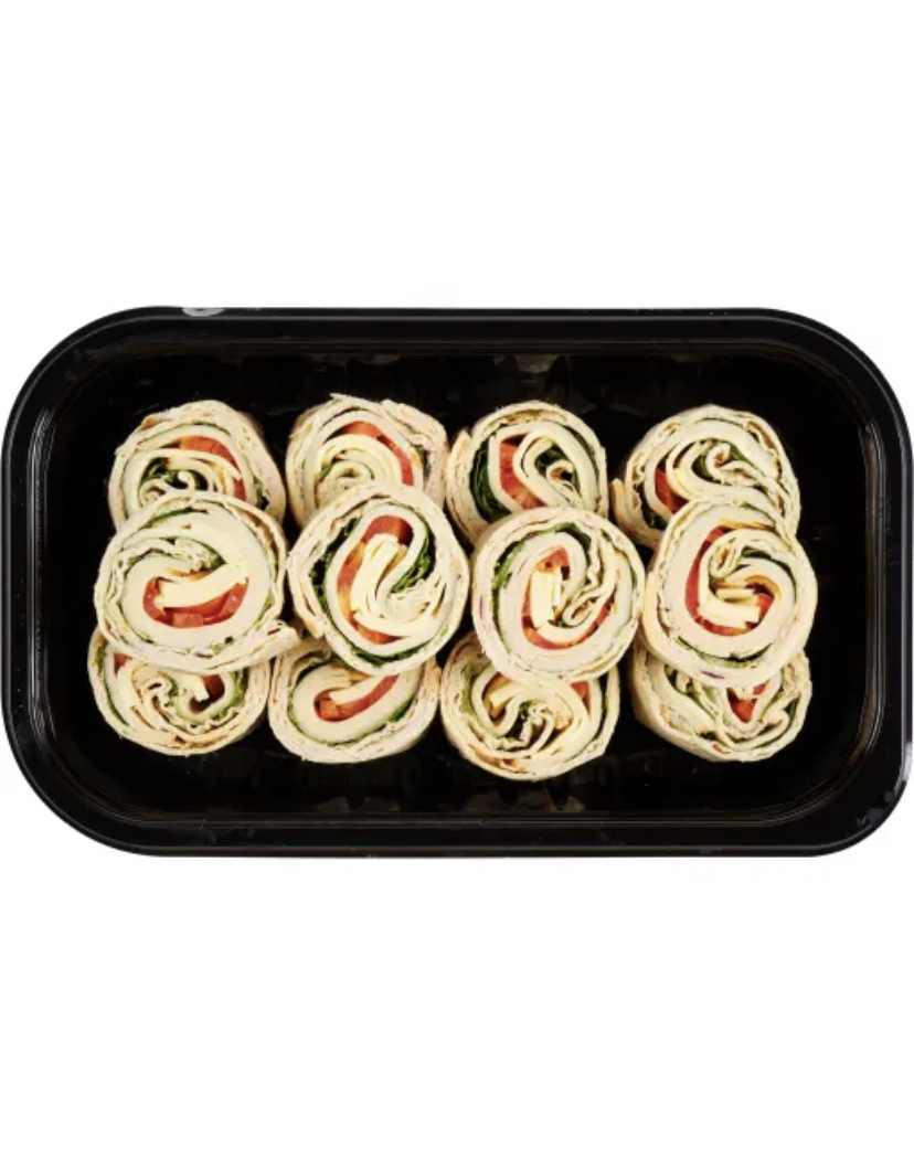 Chicken Salad Roller Tray Made with Rotisserie Chicken and Swiss Cheese, price per lb