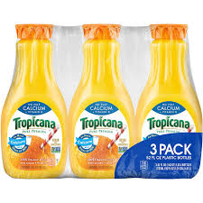 Tropicana Orange Juice With Calcium 3-52 fl oz