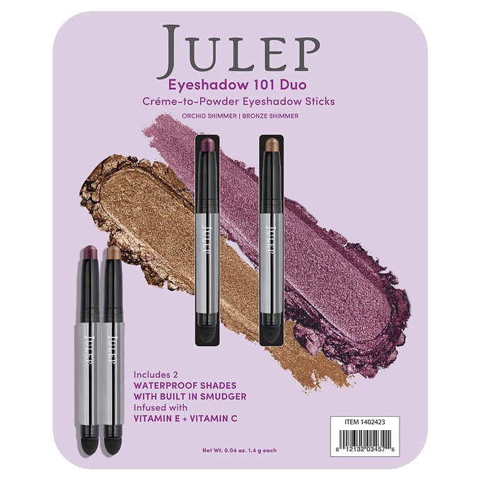 Julep Crème To Eyeshadow Stick Duo