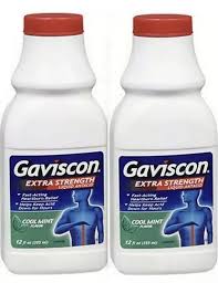 Gaviscon Extra Strength Mint Liquid, 2 x 12 oz