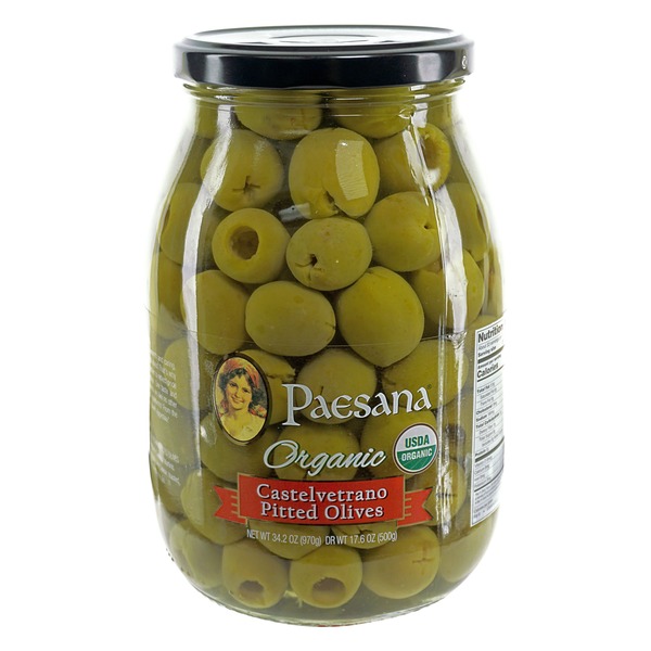 Paesana Organic Castelevetrano Olives 34.2 oz