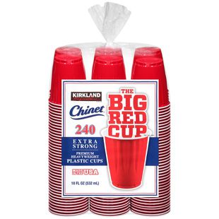 Kirkland Signature Chinet Red Cups