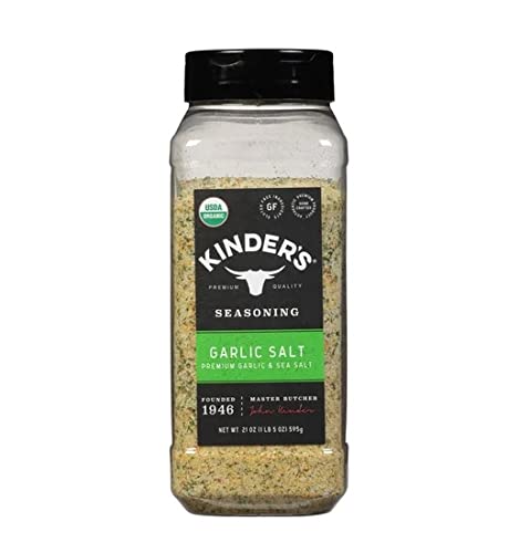 Kinder’s Organic Garlic Salt 21 oz