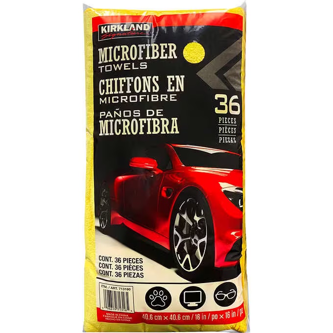 Kirkland Signature Microfiber Towel Ultra Plush 36 ct