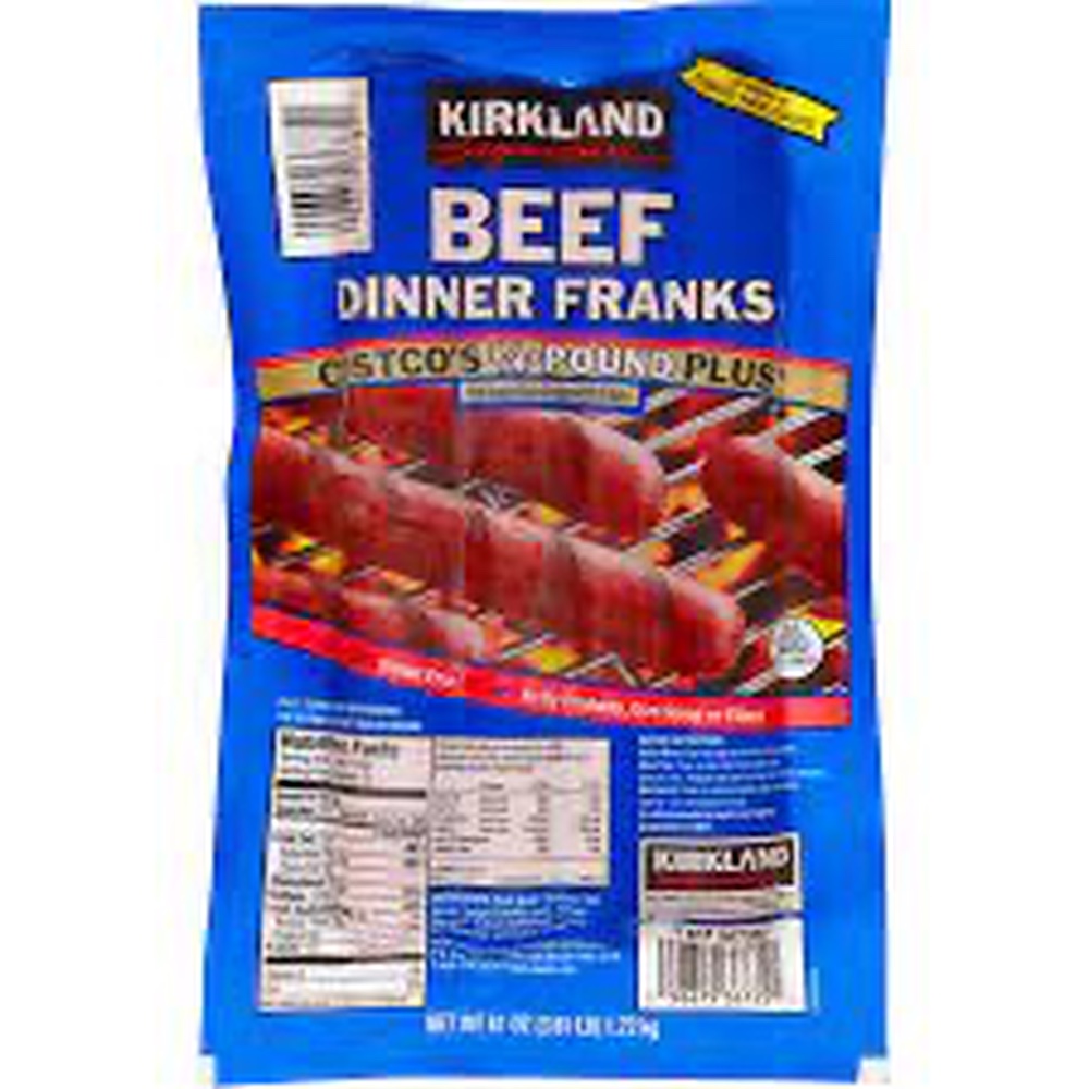 Kirkland Signature Beef Dinner Franks 3.81 lbs