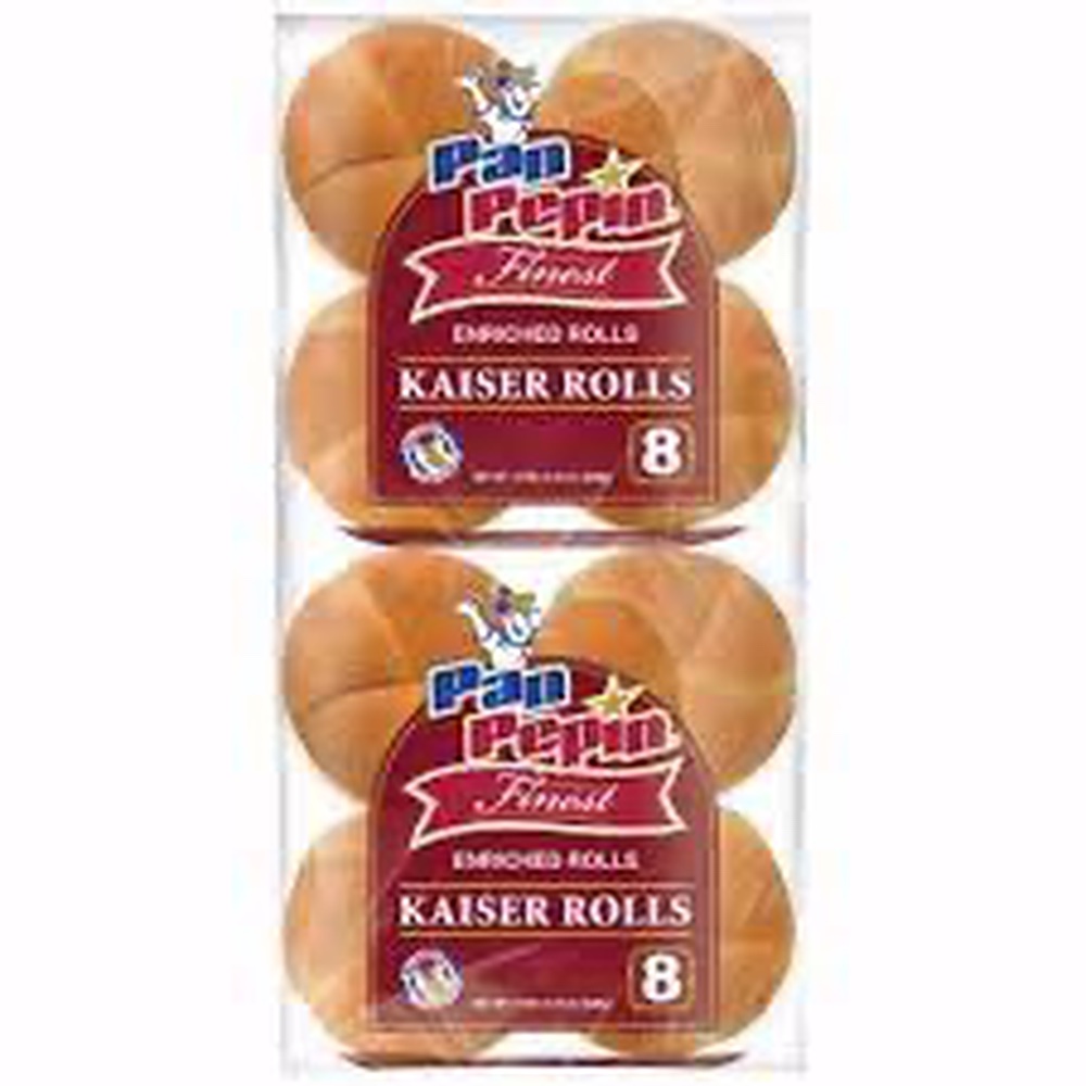 Pan Pepin Kaiser Rolls 2-8 ct