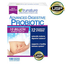 TruNature Advanced Digestive Probiotic Capsules 100 ct