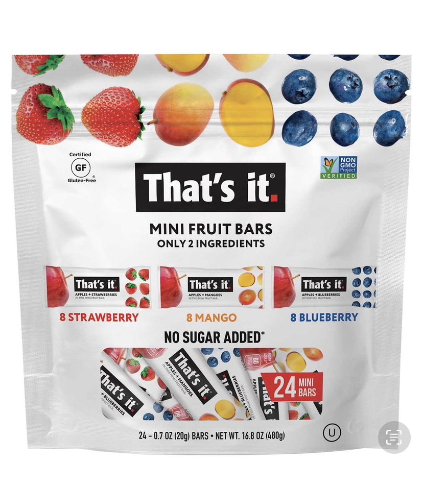 That’s It Mini Fruit Bar Snacks 24 ct