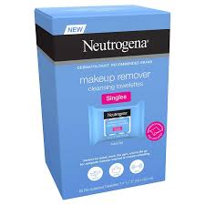  Neutrogena Makeup Remover Facial Towelettes Singles, 60 ct