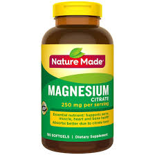 Nature Made Magnesium Citrate 250 mg Softgels 180 ct