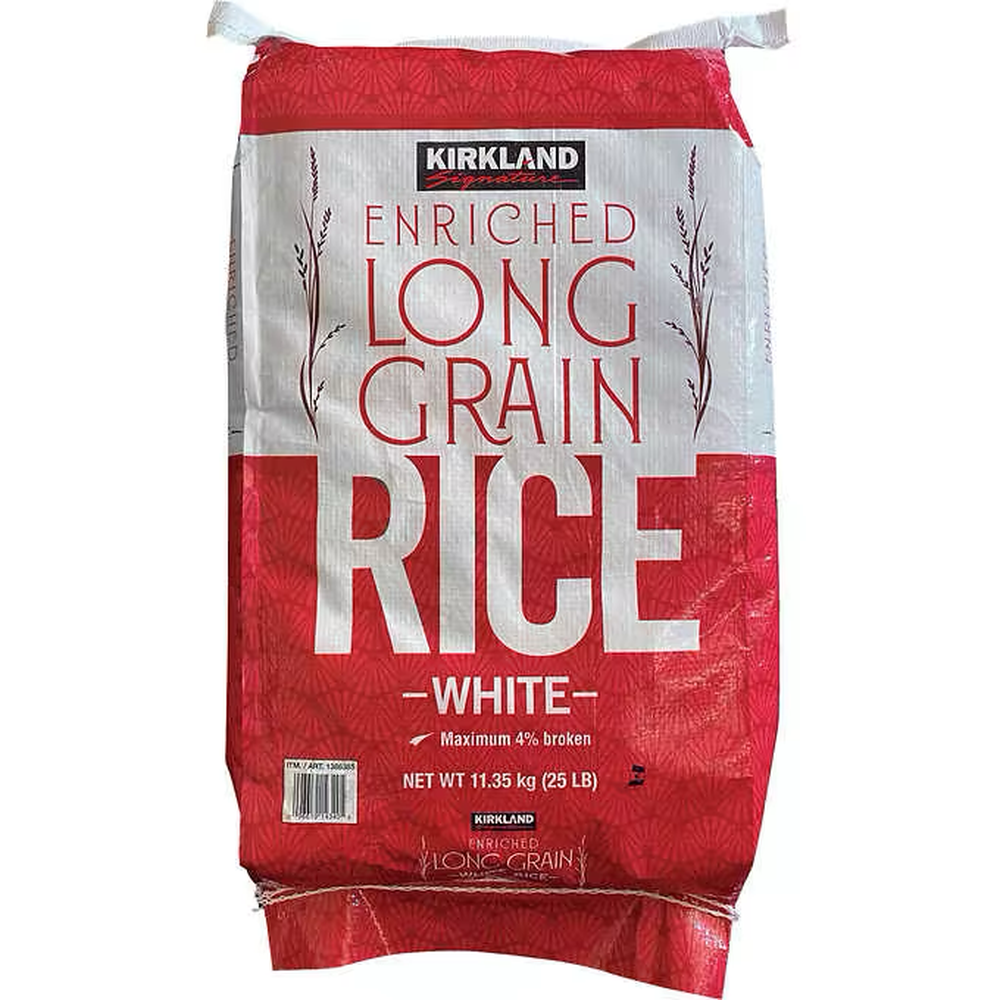 Kirkland Signature Long Grain Rice 25 lbs