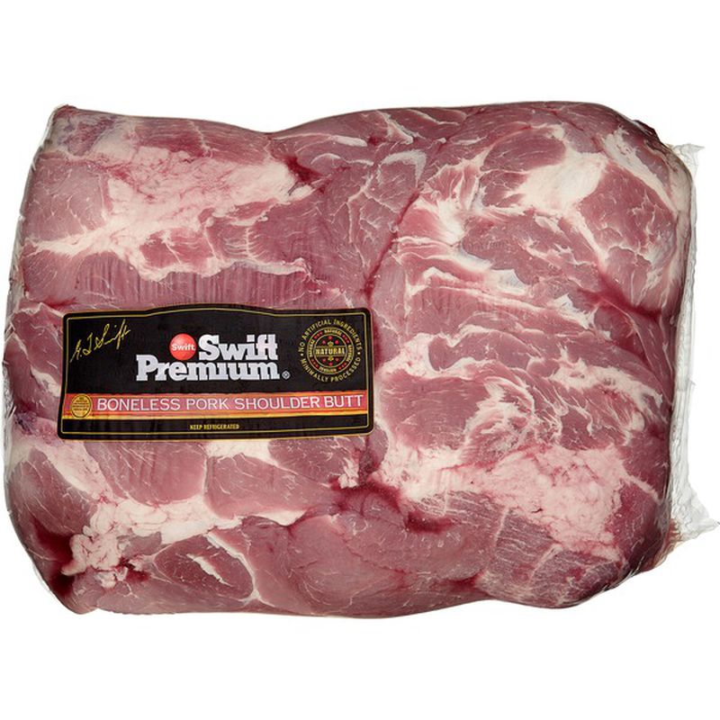 Boneless Pork Shoulder Vacuum Packaged