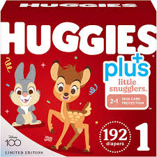 Huggies Plus Diapers Size 1 192 ct