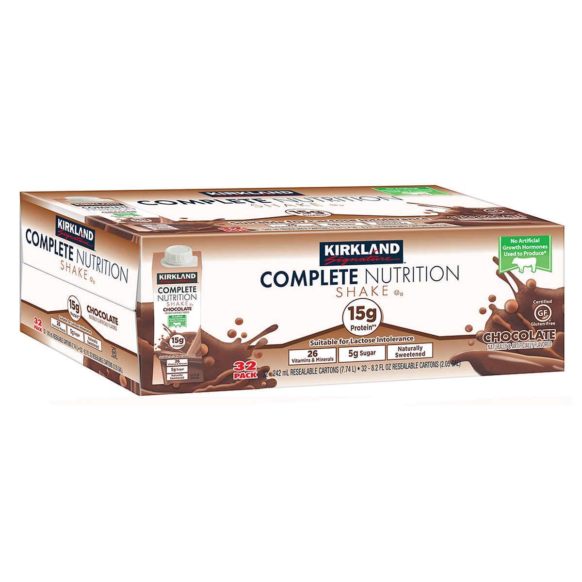 Kirkland Signature Complete Nutrition Chocolate Shake, 32 ct