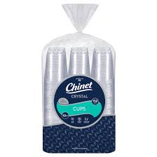 Chinet Cut Crystal Plastic Cups 10 oz Cups 150 ct